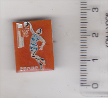 USSR Russia Old Sport Pin Badge - Basketball - Basketbal