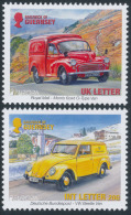 GUERNSEY/Großbritannien EUROPA 2013 "Postal Vehicles", Logo Set Of 2v** - 2013