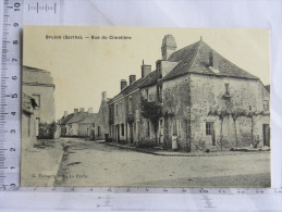 CPA (72) Sarthe - BRULON - Rue Du Cimetière - Brulon