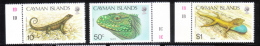 Cayman Islands 1987 Lizards MNH - Cayman Islands