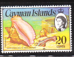 Cayman Islands 1974-75 QE 20c MNH - Kaimaninseln