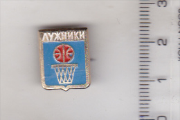 USSR Russia Old Sport Pin Badge - Basketball - Lujniki - Basketbal