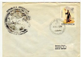 ARGENTINA  DIRECTION NACIONAL DEL ANTARCTICA  Special Cancell. ; Used Cover - Trattato Antartico