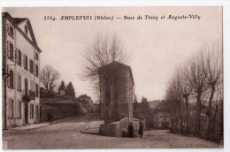 Amplepuis (Rhône), Rues De Thizy Et Auguste-Villy, Animée, X. Goutagny N° 3584 - Amplepuis