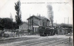 Champigny Sur Marne  94   Chemin De Fer  La Gare - Champigny Sur Marne
