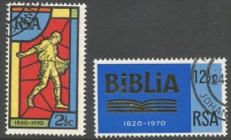 South Africa. 1970 150th Anniv Of Bible Society Of South Africa. Used Complete Set - Oblitérés