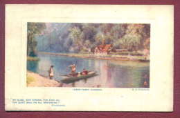 131935 / Art Henry Bowser Wimbush / Raphael TUCK  9720 UP THE RIVER / LOWER FERRY , CLIVEDEN - Wimbush