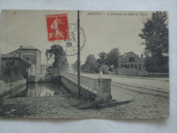 ANTONY ( 78 ) L'ABREUVOIR AU PONT DES TRAMS  CPA  24 - Antony