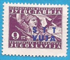 1949 X  12-21  TRIESTE ZONA B JUGOSLAVIJA STT VUJA SLOVENIJA ITALIA MILITARI BANDIERA NEVER HINGED - Nuovi