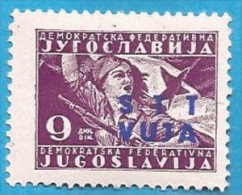 1949 X  12-21  TRIESTE ZONA B JUGOSLAVIJA STT VUJA SLOVENIJA ITALIA MILITARI BANDIERA NEVER HINGED - Ungebraucht