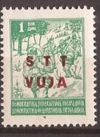 1949 X  12-21  TRIESTE ZONA B JUGOSLAVIJA STT VUJA SLOVENIJA ITALIA MILITARI BANDIERA NEVER HINGED - Nuovi