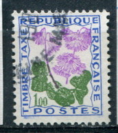 France 1964-71 - Taxe YT 102 (o) Sur Fragment - 1960-.... Oblitérés