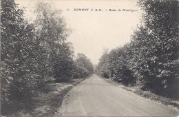 CPA DEP95 DOMONT - Route De Montlignon - Domont