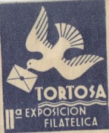 Vignette Viñetas Exposicion  TORTOSA (tarragona). Label, Cinderella - Variedades & Curiosidades