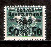 Pologne Gouvernement Général N° 53 Neuf * - General Government