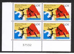 Andorre 2013 - Yv N° 741 ** - 30e Anniversaire De L'école Andoranne - Unused Stamps