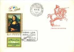 1974  Tableau «Mona Lisa» De L. Da Vinci  MiNr 2940A - FDC