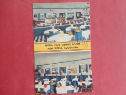 New Iberia,LA--Iberia Cafe Dining Room--cancel 1960--PJ 208 - Autres & Non Classés