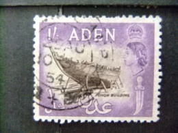 ADEN  COLONIE BRITANNIQUE 1953 --Yvert & Tellier Nº 57 º FU - Aden (1854-1963)