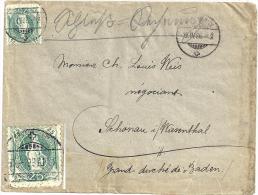 Ausland Brief  St.Maurice - Schönau Wiesenthal D          1886 - Cartas & Documentos