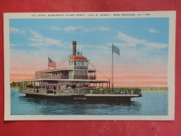 New Orleans,LA--All Steel Mississippi River Ferry--not Mailed--PJ 209 - Altri & Non Classificati