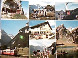 SUISSE  Switzerland Alpstein Ebenalp Altmann TRAIN  TRENO FUNIVIA  VUES N1980 EG522 - Autres & Non Classés