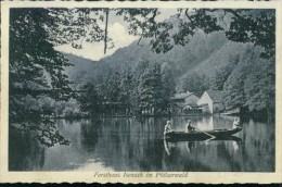 Forsthaus Isenach Pfälzerwald Bad Dürkheim Ruderboot Gelaufen 1912 - Bad Duerkheim