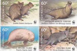 Australia-2011 50th Anniversary WWF  Set MNH - Mint Stamps