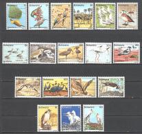 Botswana: Yvert N° 451/68**; MNH; Oiseaux Divers; - Botswana (1966-...)