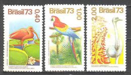 Bresil : Yvert N°1084-6-7**; MNH; Oiseaux; Birds; Vögel; Ara - Neufs