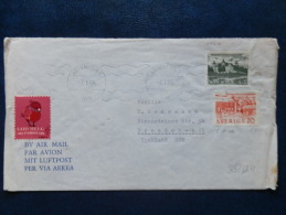 35/824 LETTRE  POUR  DDR  1964  + VIGNETTE - Brieven En Documenten