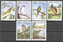 Cuba : Yvert N°1853/8; Oiseaux; Birds; Vögel; Oiseaux De Cuba - Neufs