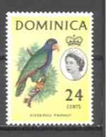 Dominique: Yvert N°170**; MNH; Oiseaux; Birds; Vögel; Perroquet - Dominique (1978-...)