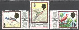 Trinite: Yvert N°233-6-42**; MNH; Oiseaux; Birds; Vögel; Cocrico; Colibri; Ibis Rouge - Trinité & Tobago (1962-...)
