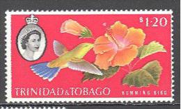 Trinite: Yvert N°185**; MNH; Oiseaux; Birds; Vögel; Oiseau Mouches - Trinidad & Tobago (1962-...)