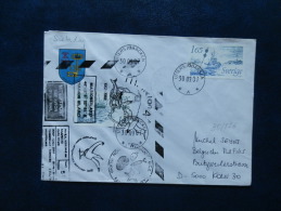 35/827   LETTRE  DBR  OBL. - Lettres & Documents