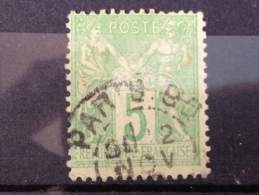 FRANCE YT 102. Sage Type III. Oblitéré. 1898/1900. - 1898-1900 Sage (Type III)