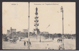 AUSTRIA - Wien, Prater Mit Tegetthof Denkmal, Monument, Old Postcard, No Stamps - Prater