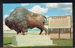 RB 935 - 1972 Postcard Largest Buffalo Wainwright Alberta - 8c Rate Camp Wainwright Denwood To Victoria Canada - Andere & Zonder Classificatie