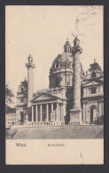 AUSTRIA - Wien, Karlskirche, Church, Year 1914, No Stamps - Musées
