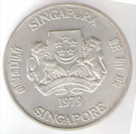 SINGAPORE 10 DOLLARS 1979 AG - Singapore