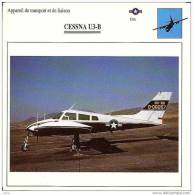 AVIATION FICHE TECHNIQUE APPAREIL DE TRANSPORT CESSNA U3.B U.S.A REF12068 - Flugzeuge