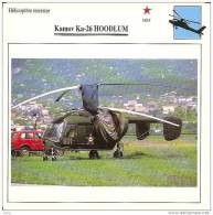 AVIATION FICHE TECHNIQUE HELICOPTERE TERRESTRE KAMOV KA.26 HOODLUM U.R.S.S. REF 12082 - Airplanes