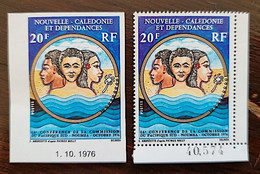 NOUVELLE CALEDONIE Yvert N°405 Dentelé + Non Dentelé ** MNH  IMPERFORATE - Unused Stamps