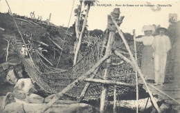 AFRIQUE EQUATORIALE FRANCAISE - CONGO FRANCAIS - BRAZZAVILLE - Pont De Lianes Sur Un Ruisseau - Brazzaville