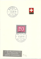 ET PTT-Bögli  "PAX"       1945 - Covers & Documents