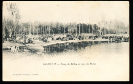 49 ALLONNES / Etang Du Bellay Un Jour De Pêche / - Allonnes