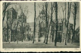 Münster Westfalen Dom Hinter Bäumen Sw 25.11.1935 Nach Waldbröl - Muenster