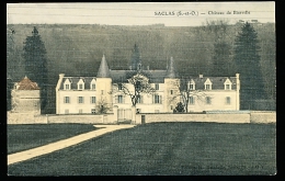 91 BOISSY LA RIVIERE / Saclas, Château De Bierville / BELLE CARTE COULEUR TOILEE - Boissy-la-Rivière