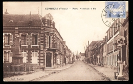 89 CERISIERS / Route Nationale / - Cerisiers